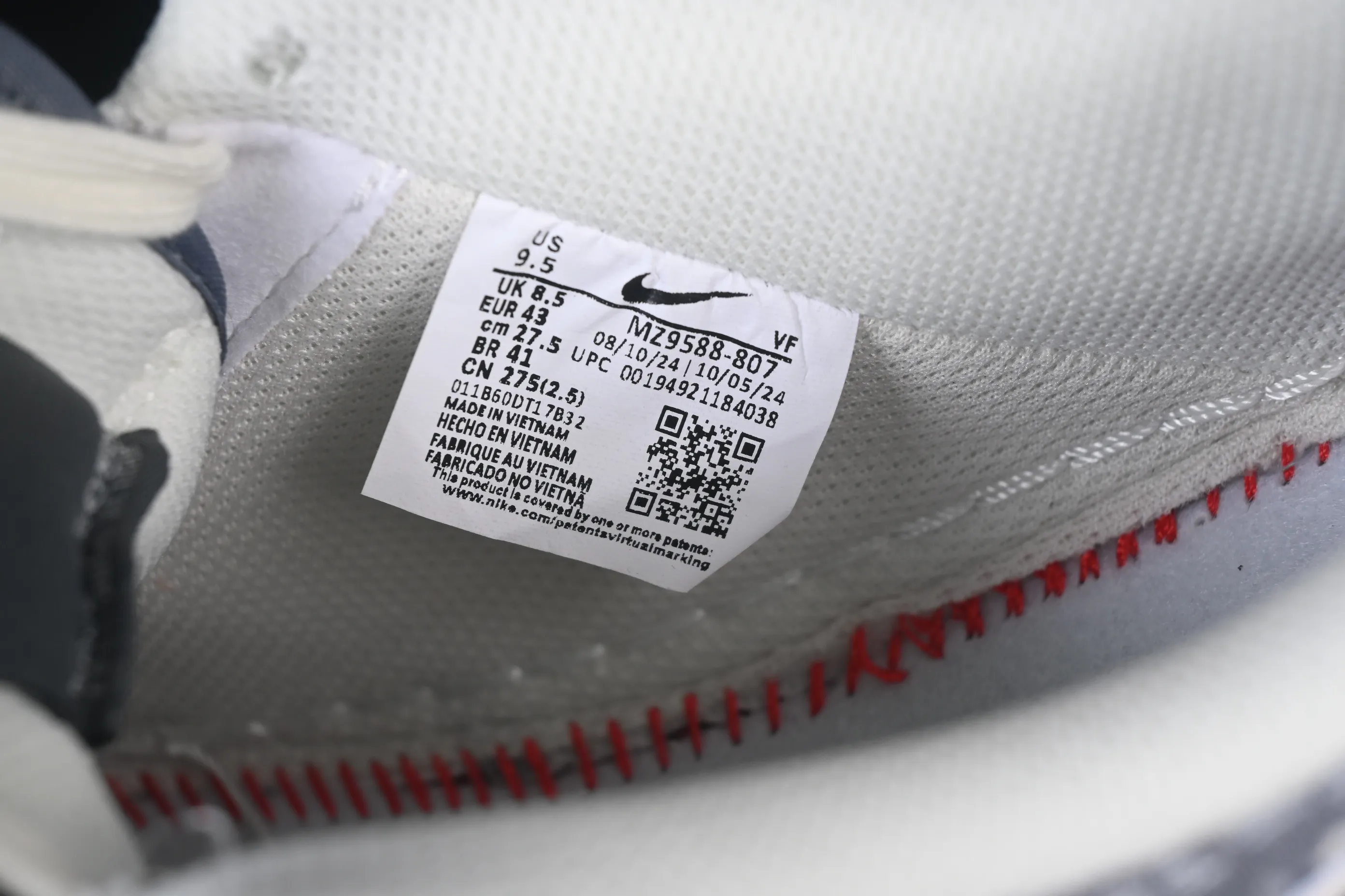 All categories Nk Air Force 1 Air Force series Nk Air Force 1 Low Air Force low top Nike Air Force 1'07 Low Dior joint pattern beige gray red Air Force 1 low top casual sneakers MZ9588-807